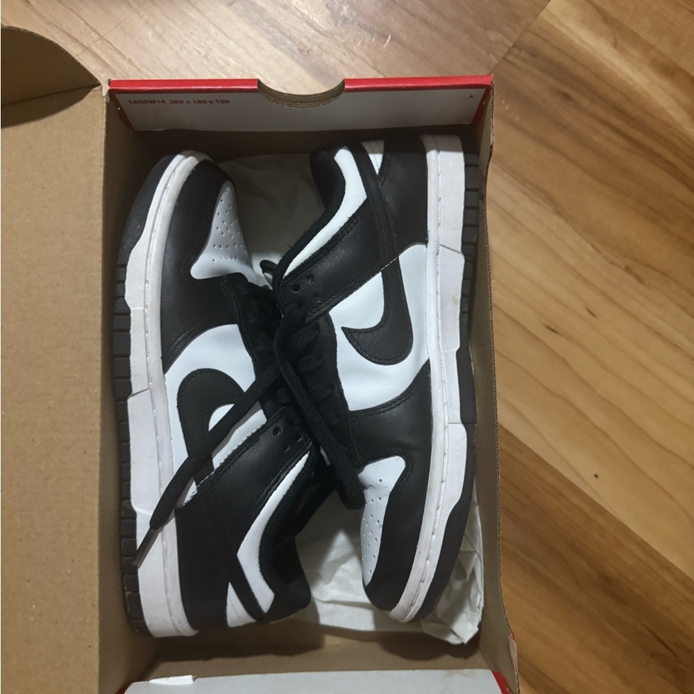Black and White Nike Sneakers